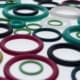 Assorted industrial O-rings and seals in multiple colors and sizes